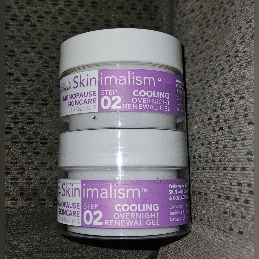 2 x Skinimalism Cooling Overnight Renewal Gel - 1.8oz (x2) BNIB